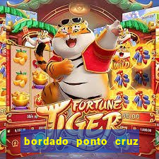 bordado ponto cruz do corinthians